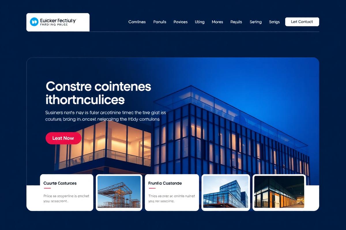 Корпоративный сайт строительной компании